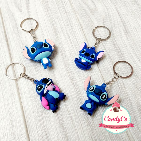 LLAVEROS STITCH SILICONA x3 - Comprar en Mundo Chulo