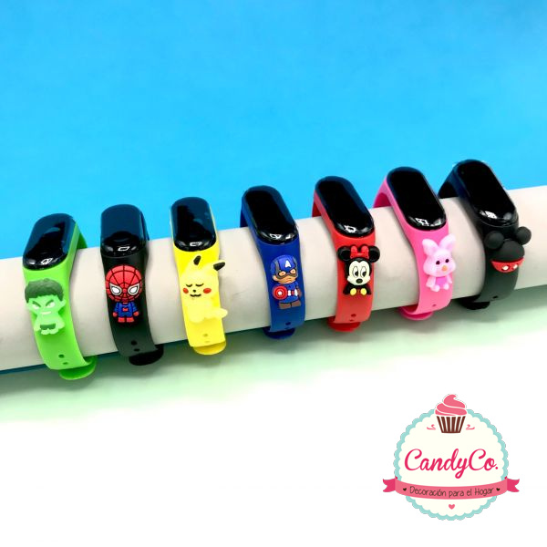 Reloj Digital Infantil con Muñeco de Silicona en CandyCo Tienda Online