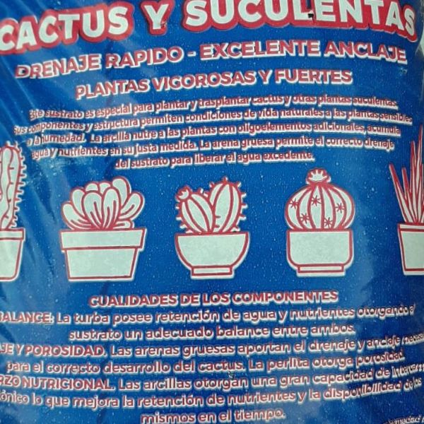 Tierra Cactus y Suculentas  5 Dm el Paisajista