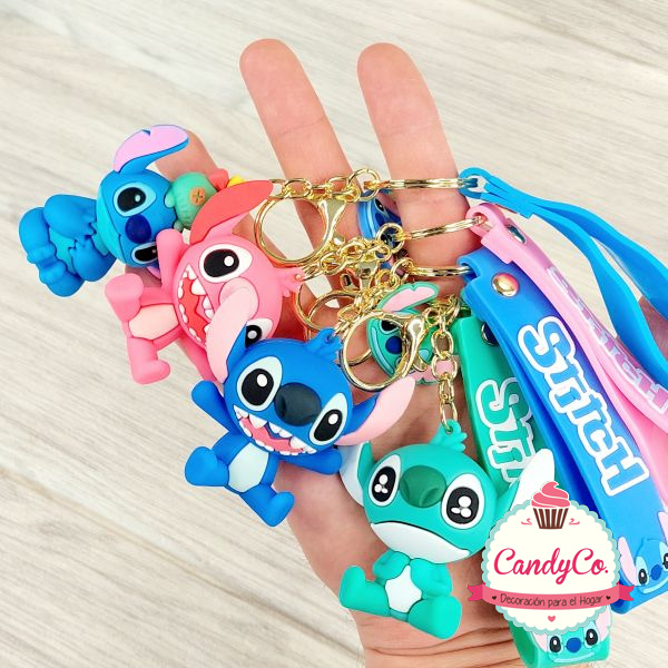 Llavero de Silicona Stitch Varios Modelos con Correa en CandyCo Tienda  Online