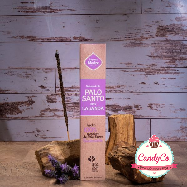 Incienso Palo Santo con Violetas Sagrada Madre