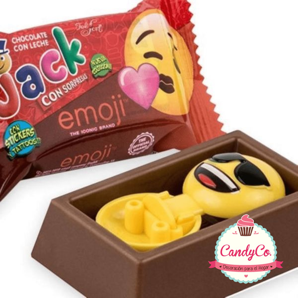 Chocolate con Leche Jack con Sorpresas Emoji