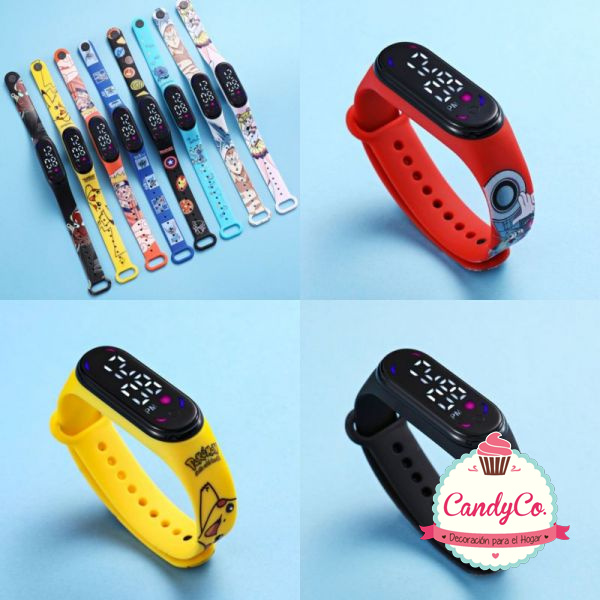 Reloj Digital Infantil Estampado en CandyCo Tienda Online