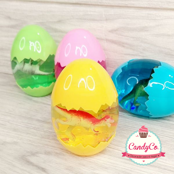 Slime en Huevo con Dinosaurio de Juguete en CandyCo Tienda Online